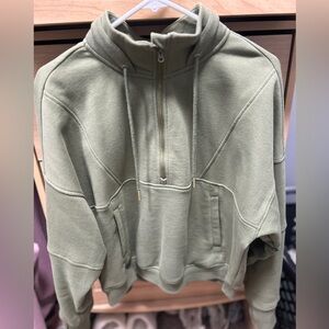 Avia Sage Green Zip-Up Sweatshirt